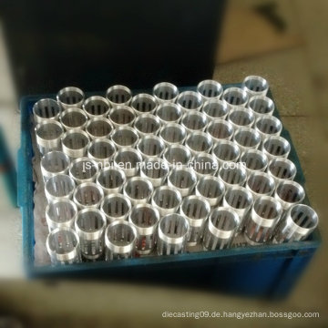 Hohe Oberflächenqualität der Aluminiumbuchse mit CNC-Bearbeitung